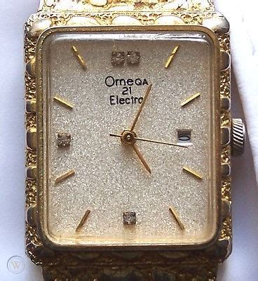 omega 21 electra watch 14k